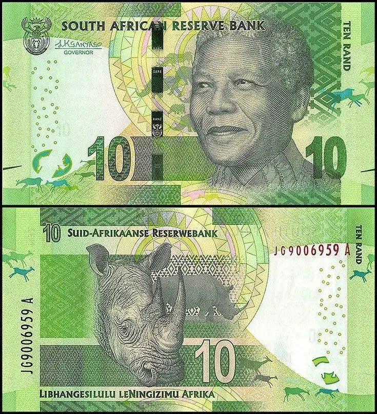 Fake R10 South African Rand Banknotes